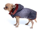Obleek - bunda pro psa Mia ernohnd s kapuc
