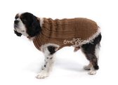 Obleek - svetr pro psa svtle hnd zdoben perlikami
