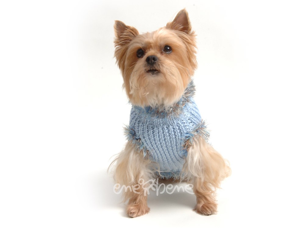 Ene Bene obleček - svetr pro psa Sofi modrý XS