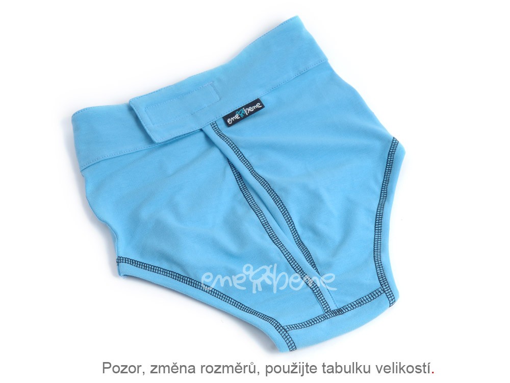 Ene Bene hárací kalhotky Ajla světlemodré - suchý zip, větší XL