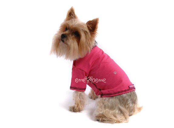 Obleček - tričko pro psa růžové