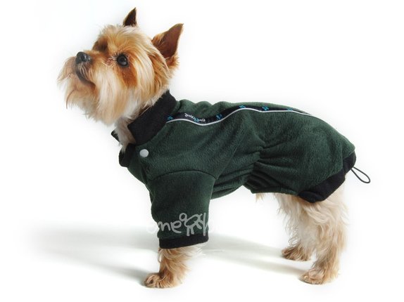 Obleček - mikina pro psa Zonny zeleno černá
