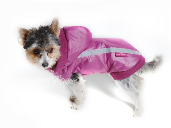 Obleček - bunda pro psa Betynka růžovofialková