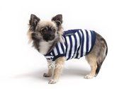 Obleček - tílko pro psa modrobílé