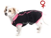 Obleček - mikina pro psa Danny černo růžová - fenka