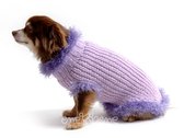 Obleček - svetr pro psa Sofi fialkový 2 - fenka