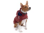 Obleček - pláštěnka pro psa Lea skořicová s kapucí