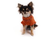 Obleček - svetr pro psa Sára cihlově oranžový