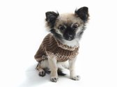 Obleček - svetr pro psa Miki hnědý