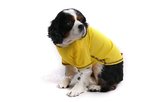 Obleček - termotričko pro psa coolmax  žluté - černé prošití