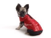 Obleček - vesta pro štěně Glori červeno černá