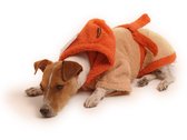Obleček - župan pro psa hnědo - oranžový